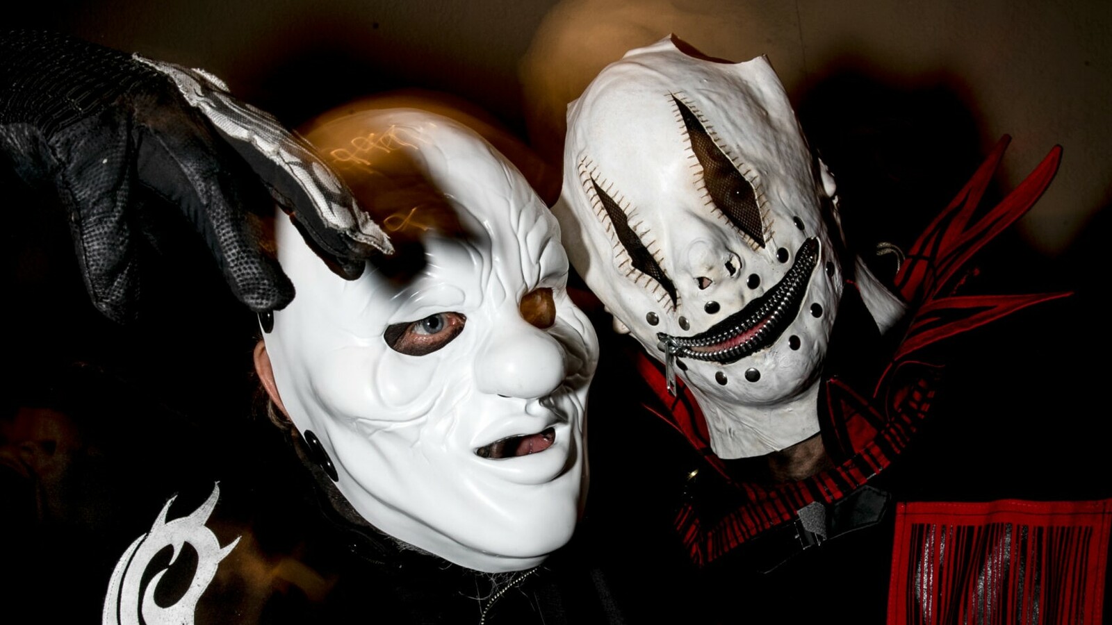 Slipknot's Clown and Tortilla Debut White Masks Revolver
