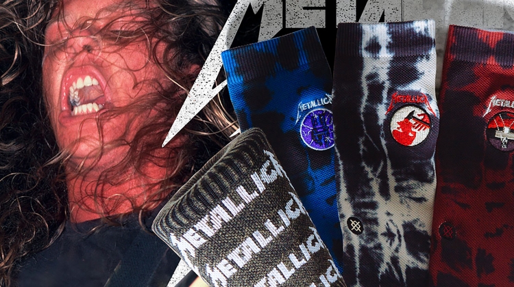 Metallica Team With Stance for Legends of Metal Socks Line