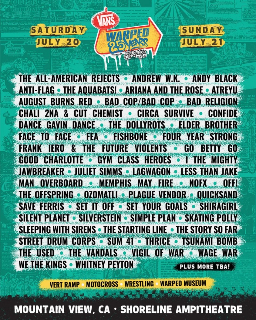 Sum 41 - In Too Deep LIVE! @ Warped Tour 25th Anniversary 2019 